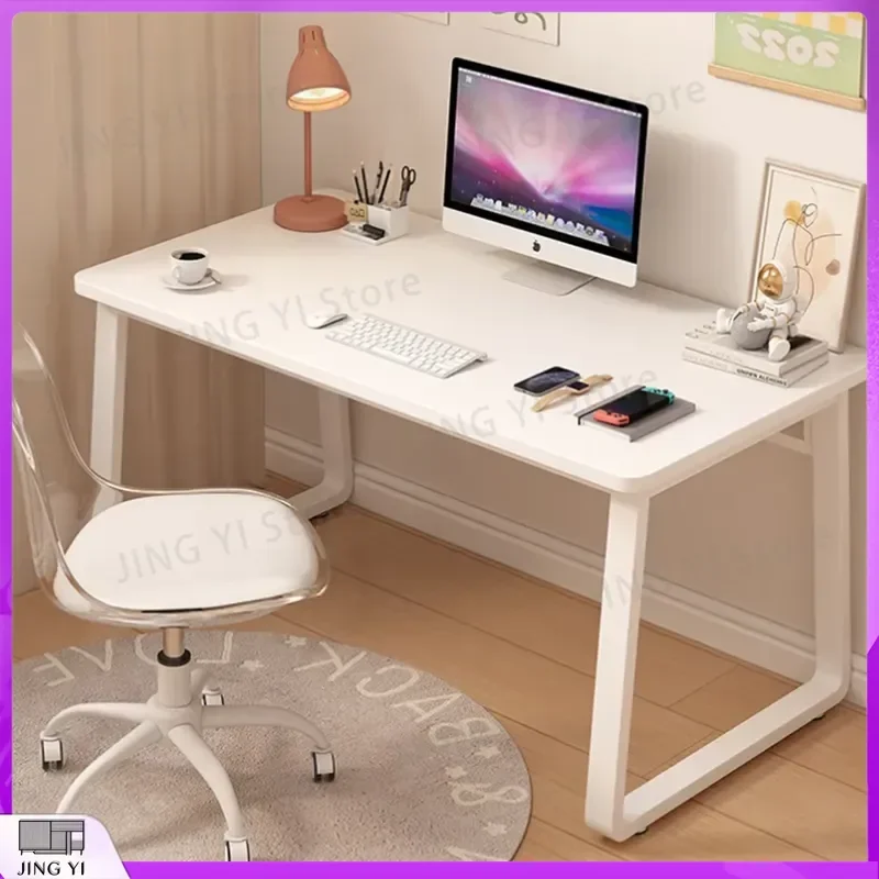 Gaming Computer Desk Ergonomic Adjustable Height PC Desk for Home Office Small Writing Study Table Workstation Laptop Desk