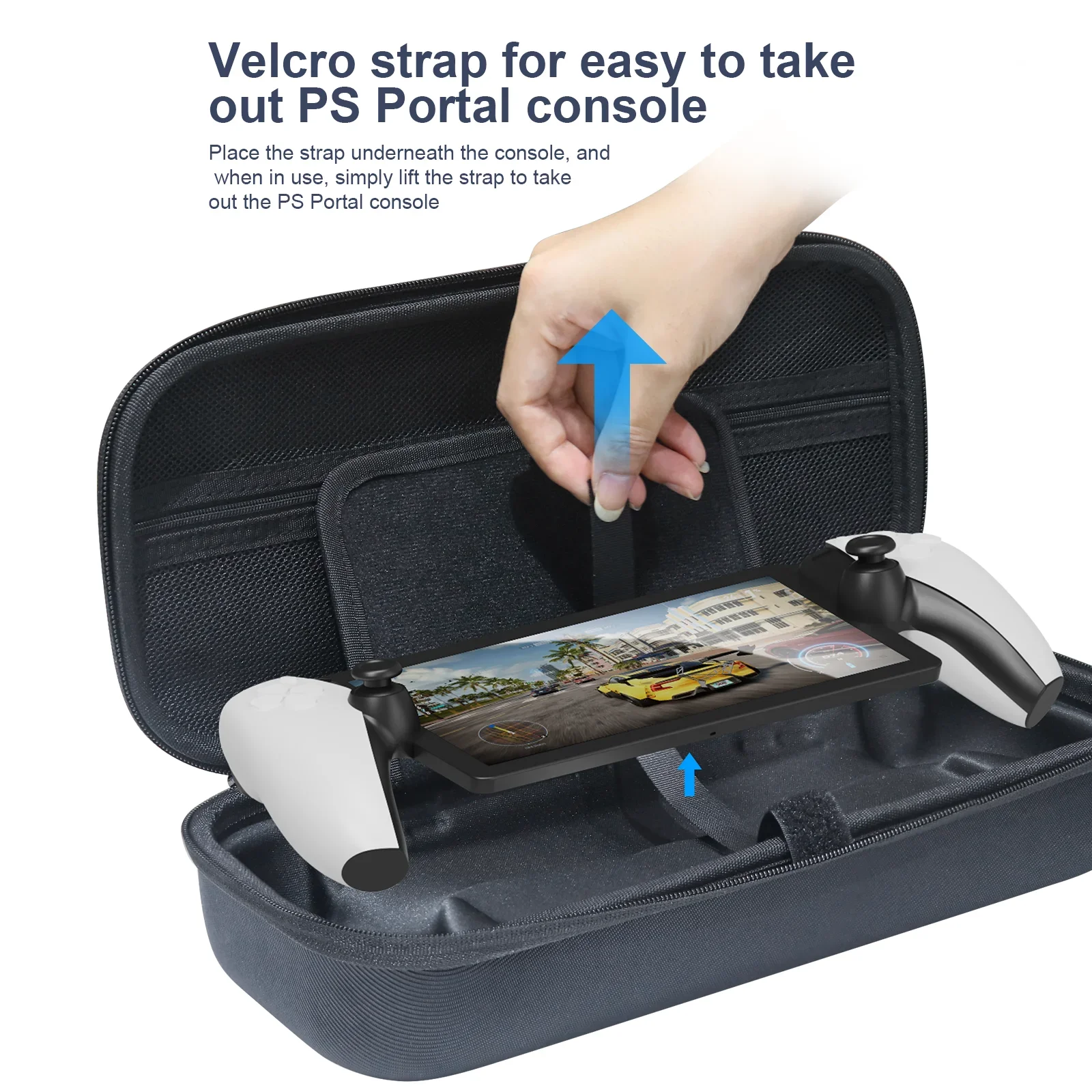 Carrying Case Bag for PS5 PS Portal Remote Player Shockproof Protective Travel Case Storage Bag Accessories