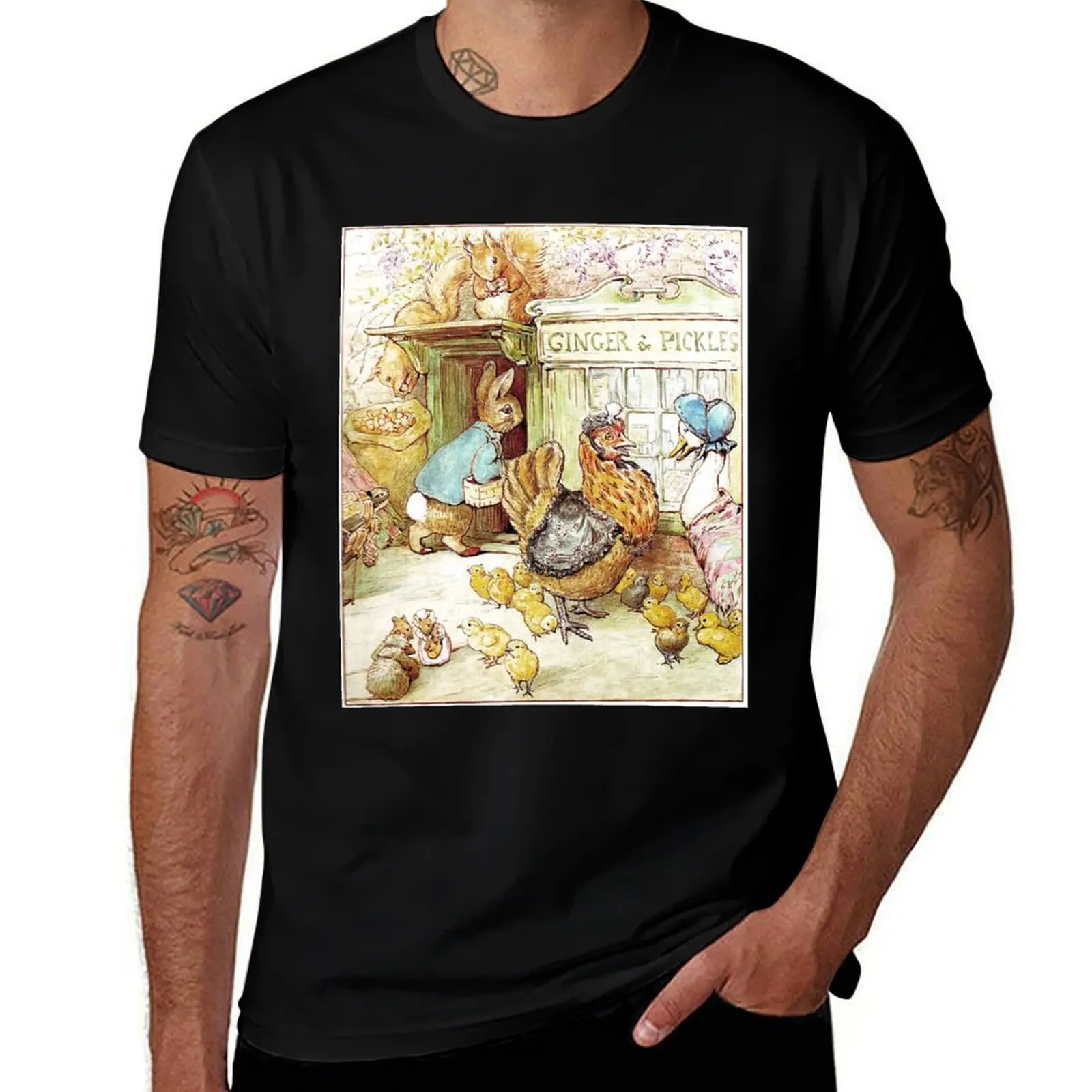 Ginger and Pickles Shop - Beatrix Potter T-Shirt shirts graphic designer shirts men clothings