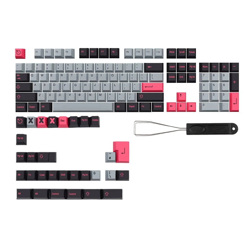 134 Keys/Set 8008 Keycap Cherry Profile Pbt Keycaps For MX Switches Dz60 Gk61 64 Sk61 75 80 980 Dye Sublimation Key Cap