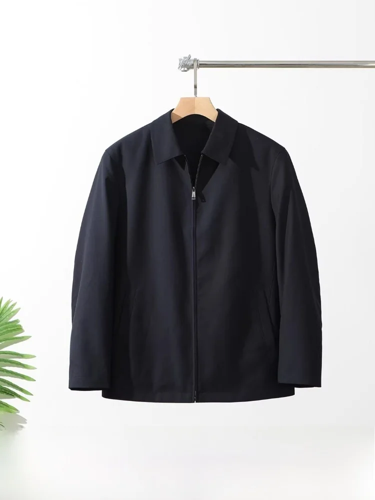 

Итальянская роскошная мужская пуховая куртка с отстегивающимся внутренним слоем из гусиного пуха, для активного отдыха, деловая, теплая, утолщенная, на молнии