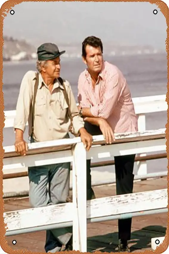 Metal Tin Sign 8 X 12 Inch - The Rockford Files - Poster Metal Plaque Cafe, Bar, Home Wall Decor sign