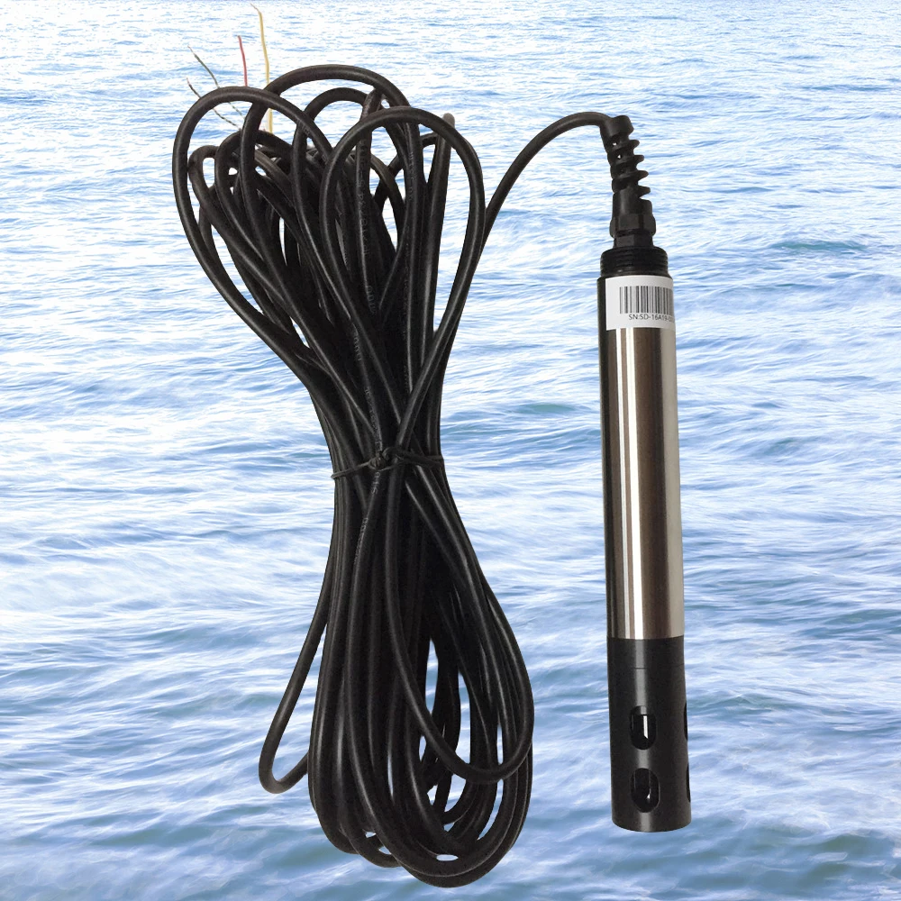 Sensore di conducibilità dell'acqua RS485 con compensazione della temperatura Sensore EC personalizzabile OEM