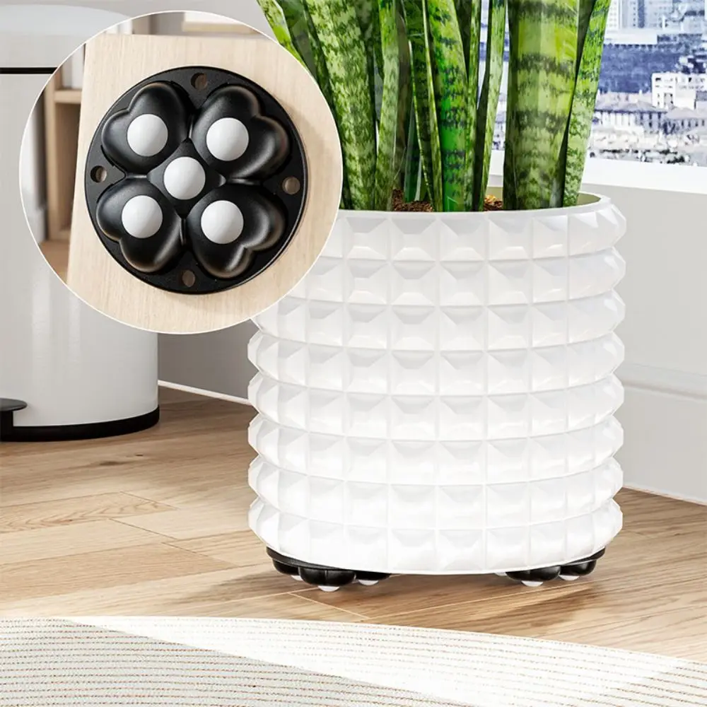 4個 360 ° 回転可能な家具キャスターミュート自己粘着ボールユニバーサルホイール移動ヘビーデューティユニバーサルプーリー