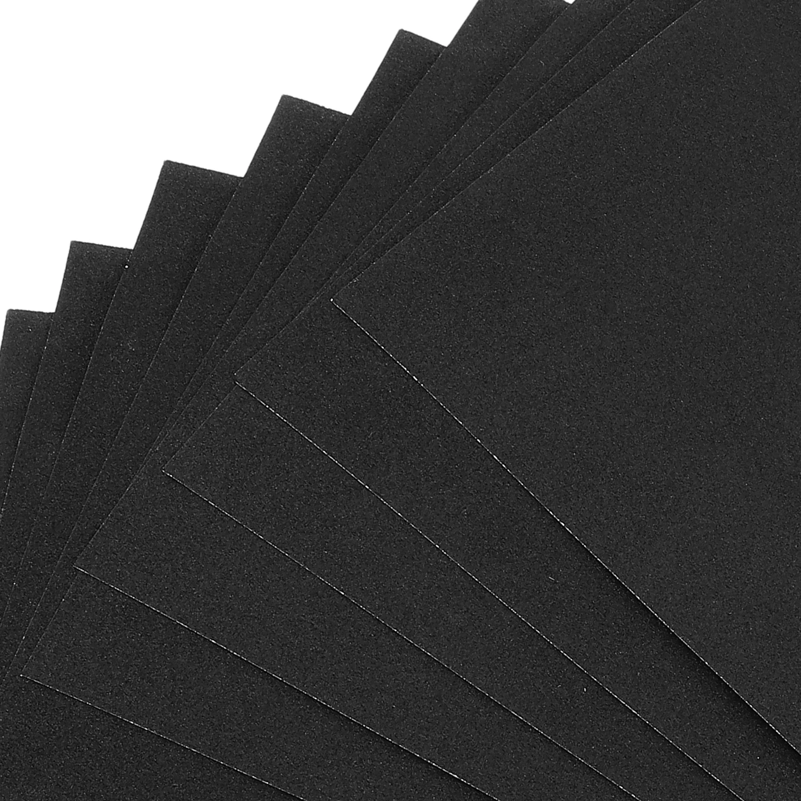 

10pcs Kids' Sand Art Paper Black Sandpaper For Crafts Oil Pastels Graffiti Crayons Drawing Sheets Diy Projects Home School