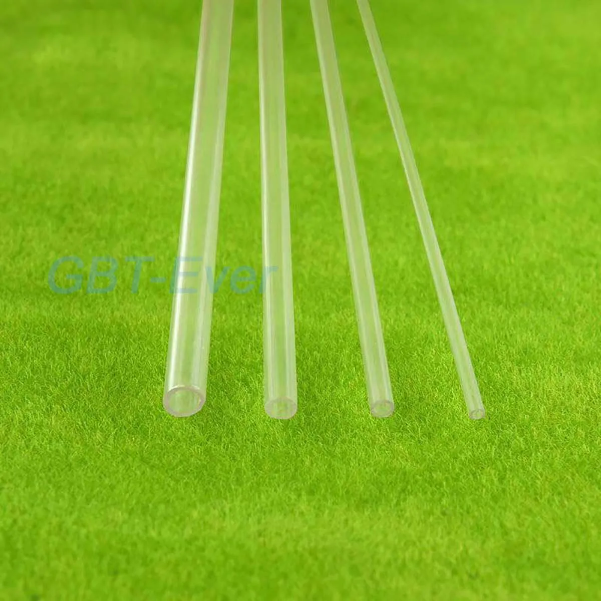 5Pcs Plastic Pipe High Transparent Organic Glass Tube 2x1.5x250mm 3x2x250mm 4x2.3x250mm 5x3.3x250mm DIY Sand Table Materials