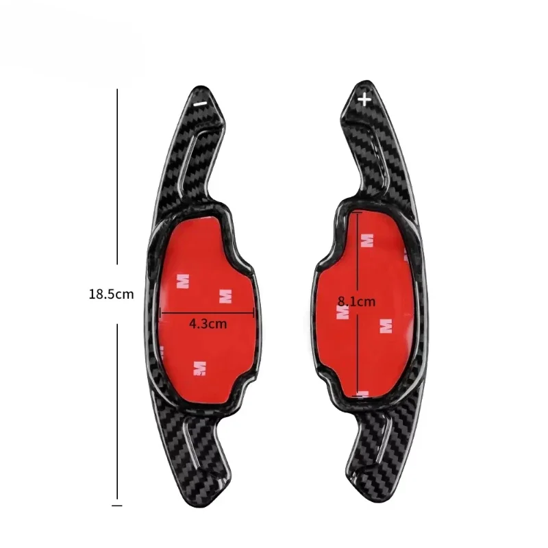 For Chevrolet Camaro Real Dry Hard Carbon Fiber Buick Lacrosse interior Steering Wheel Paddle Shifter Sticker  2010 2015