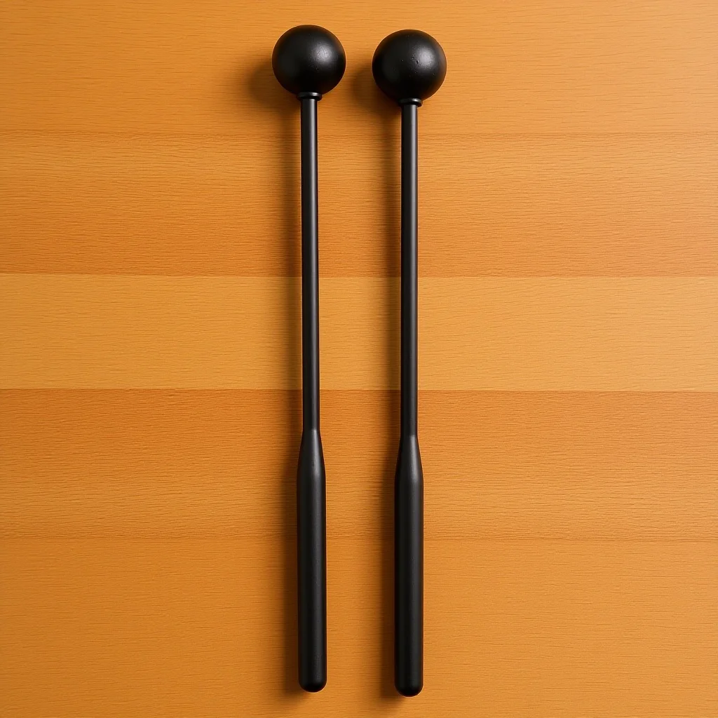 

2pcs Drumsticks Plastic Hammer For Xylophone Marimba Mallets Tongue Drum Percussion Sticks Instrument Accessories