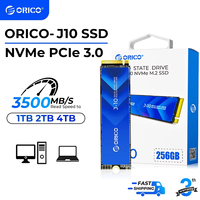 ORICO M.2 NVMe SSD 1TB PCIe3.0 3500MB/s 2280 PCIe Gen3x4 NVMe Internal Solid State Drive for Laptop/Desktop 3D NAND TLC/QLC