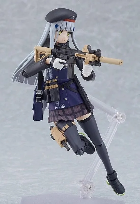 1/12 Girls Frontline Anime Figure Figma 573# Hk416 Action Figurine Collection Tactical Girl  Hk416 Models Doll Kid Birthday Gift