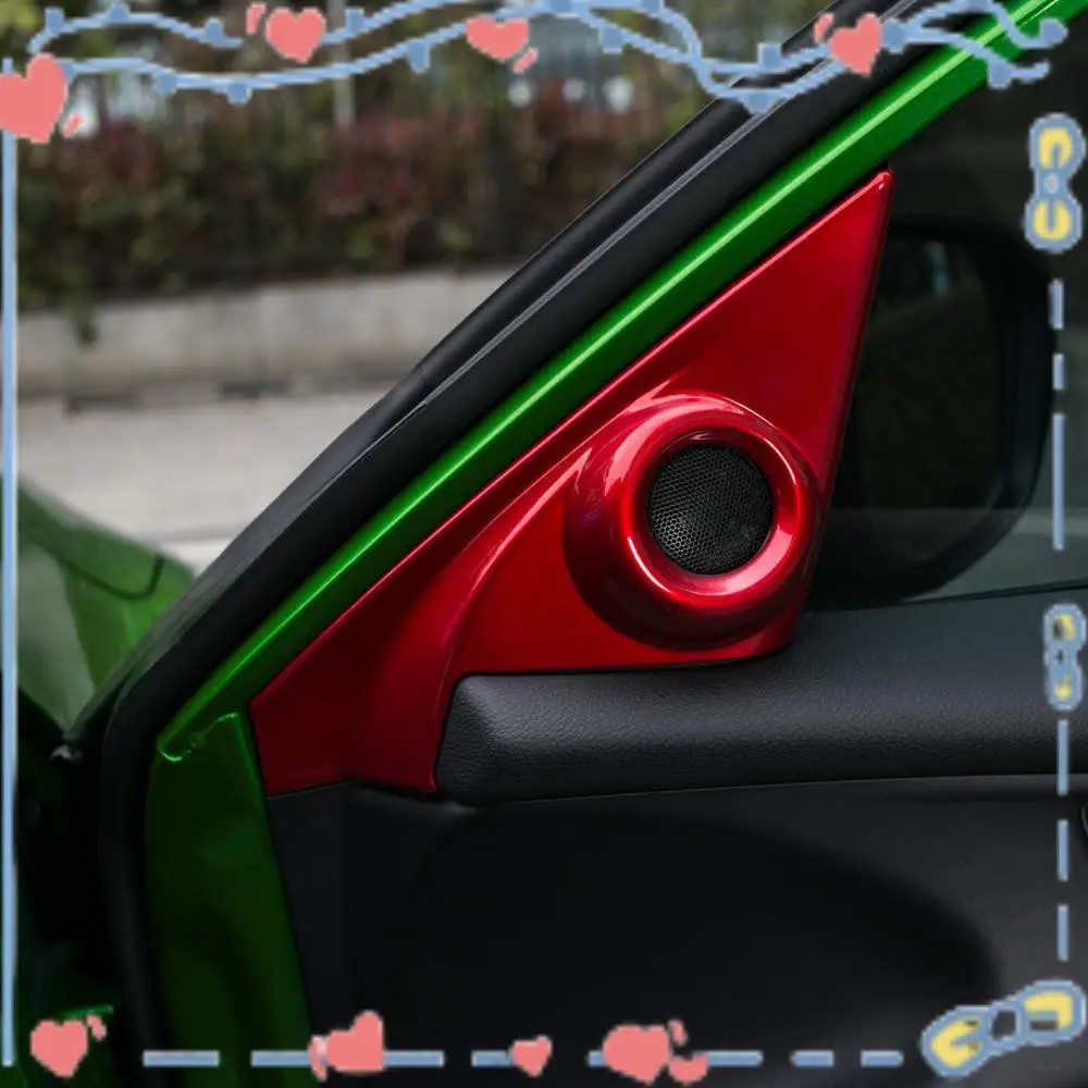 

Накладка на переднюю дверь динамика на переднюю стойку для Honda Civic 10-го поколения 2020 2019 2018 2017 2016 аксессуары для интерьера