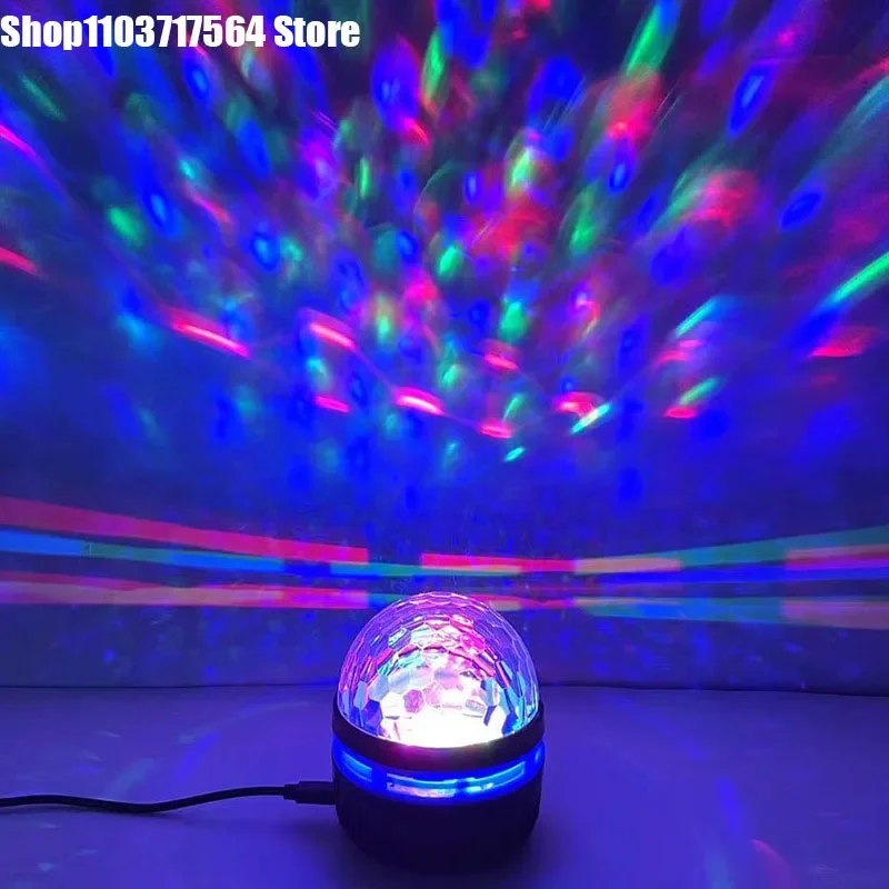 Aurora Borealis water ripple atmosphere light starry projection light Creative colorful rotating light atmosphere stage light