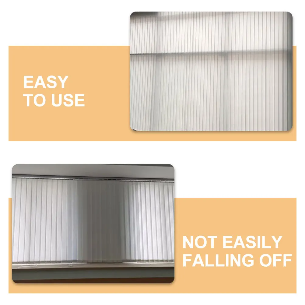 

3pcs PVC Vertical Blinds Slats White Color Replacement Parts for Window Doors Easy Installation Blind Repair Accessories Window