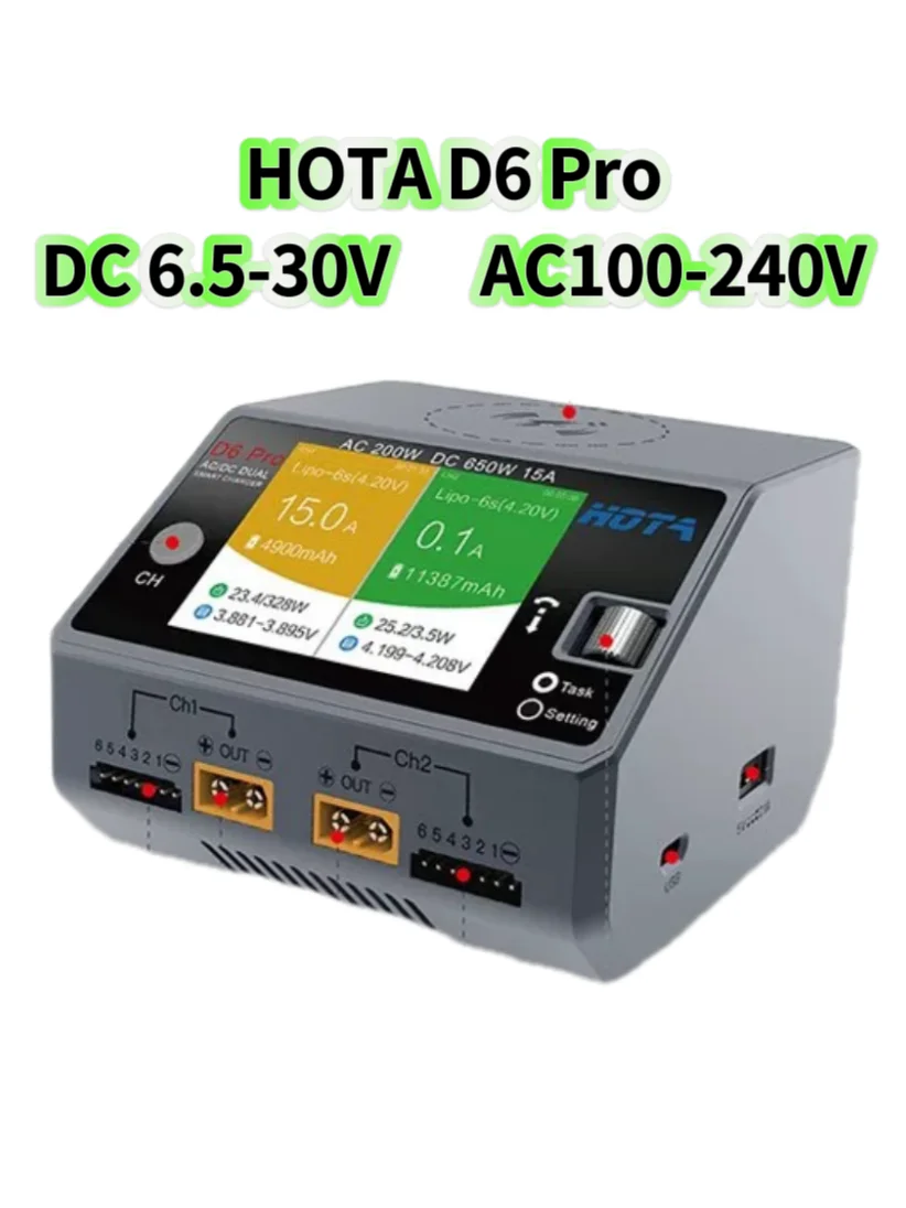 HOTA D6 PRO DC 6.5-30V AC100-240V