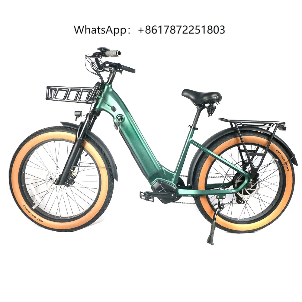 

Heavy Duty All Terrain Featuring Front and Rear Suspension Systems Electric Mountain Bicycle for Rough Mountainous Terrain