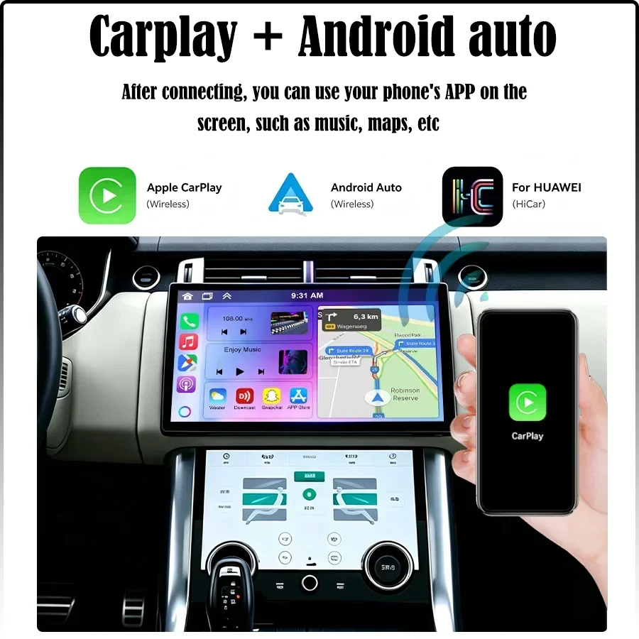 For 2014-2017 Land Rover Sport/L494 13.3 inch Android Radio Carplay Screen Air Conditioning Panel Bosch/Harman Multimedia Player - view 5