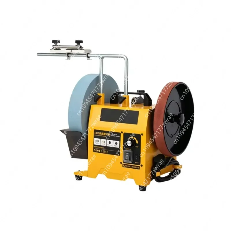 Multifunctional 400W Benchtop Wet Sharpener, Variable Speed Knife Sharpener for & Metal Polishing Work