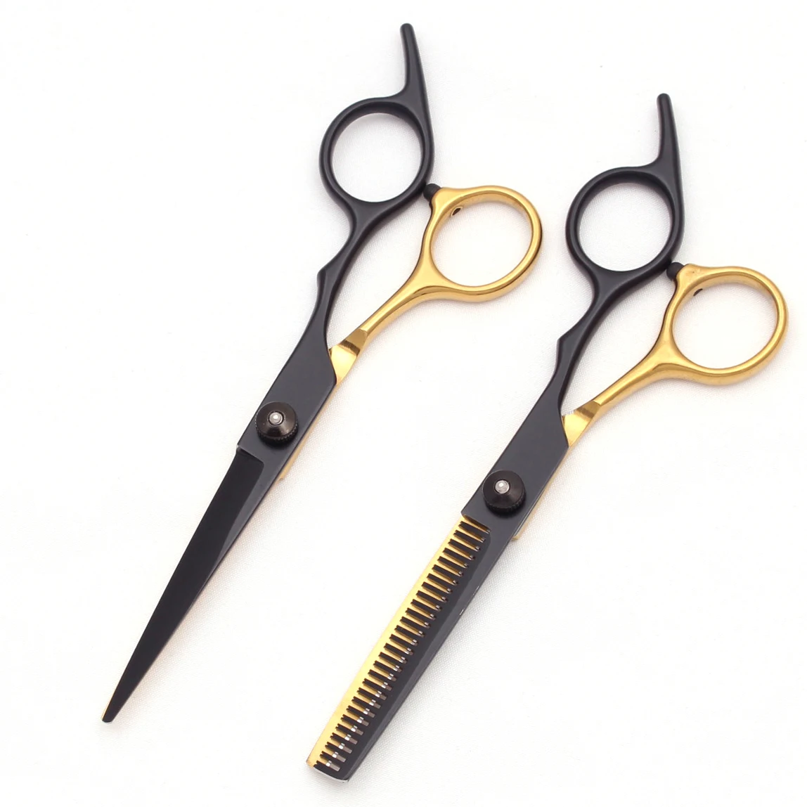 Haarschaar 6 inch Japanse roestvrijstalen kappersschaar blauwe haarschaar kapperszaak uitdun schaar kapselset kam C1001