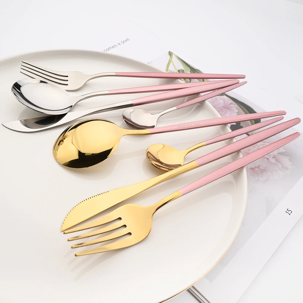 ステンレス鋼のナイフ,フォーク,ティースプーン,食器,ワイン食器用の豪華な食器