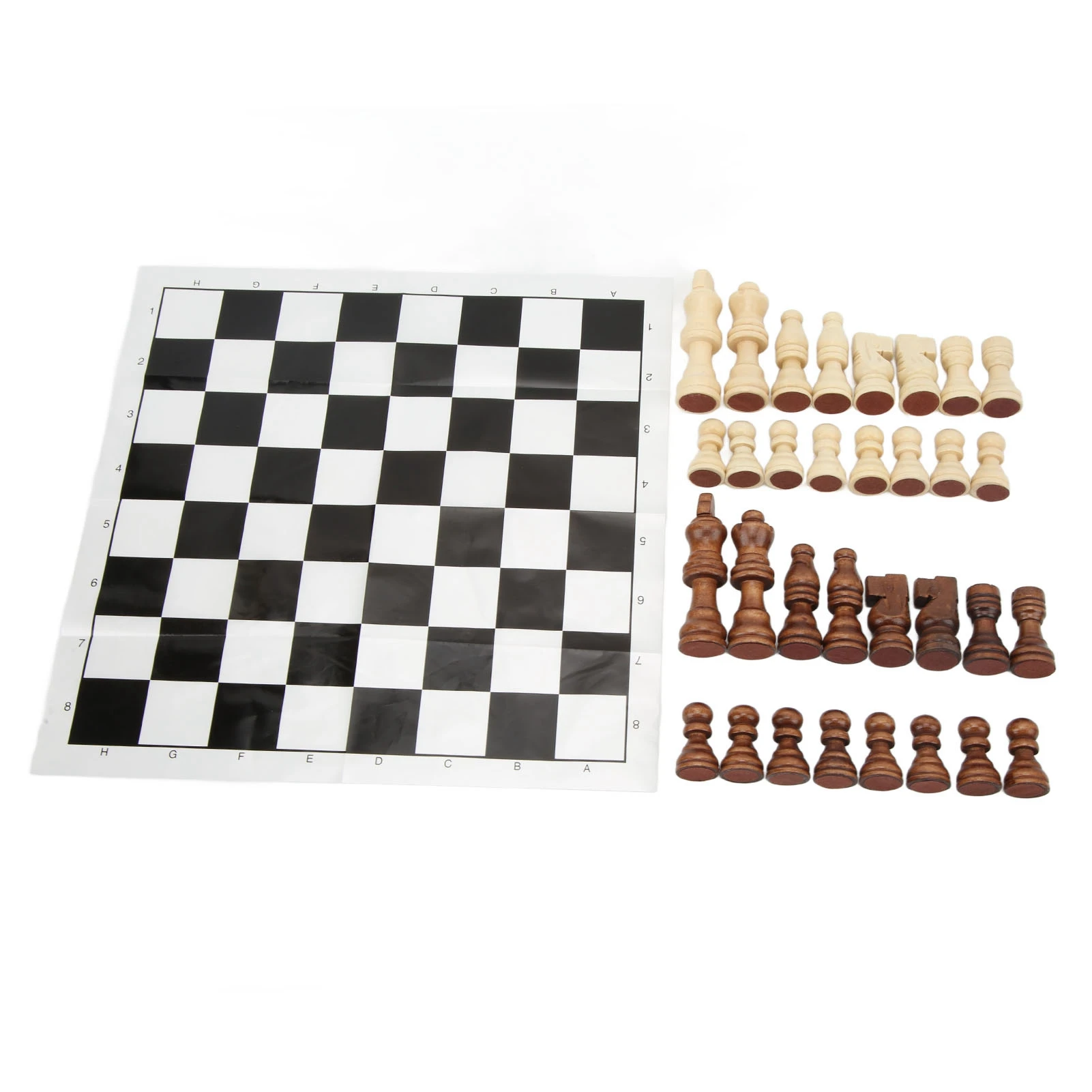مجموعة لوحة شطرنج قابلة للطي لوحة شطرنج قابلة للطي مع قطع شطرنج محمولة مضحكة ألعاب شطرنج لحفلات العطلات #4