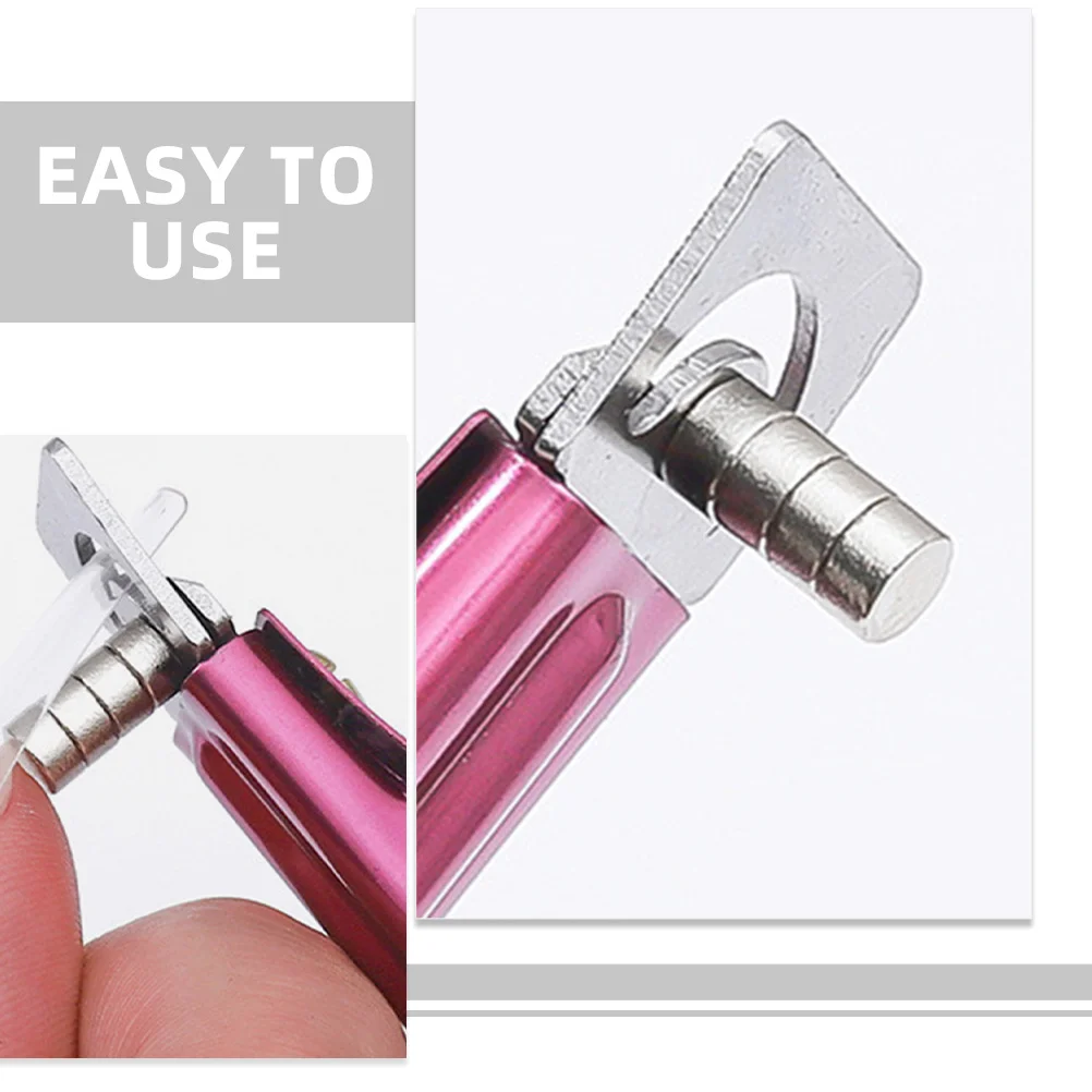 5 confezioni di magneti per nail art Strumento magnetico cilindrico Magnete per unghie Cat Eye per smalto gel Magnete magnetico per manicure