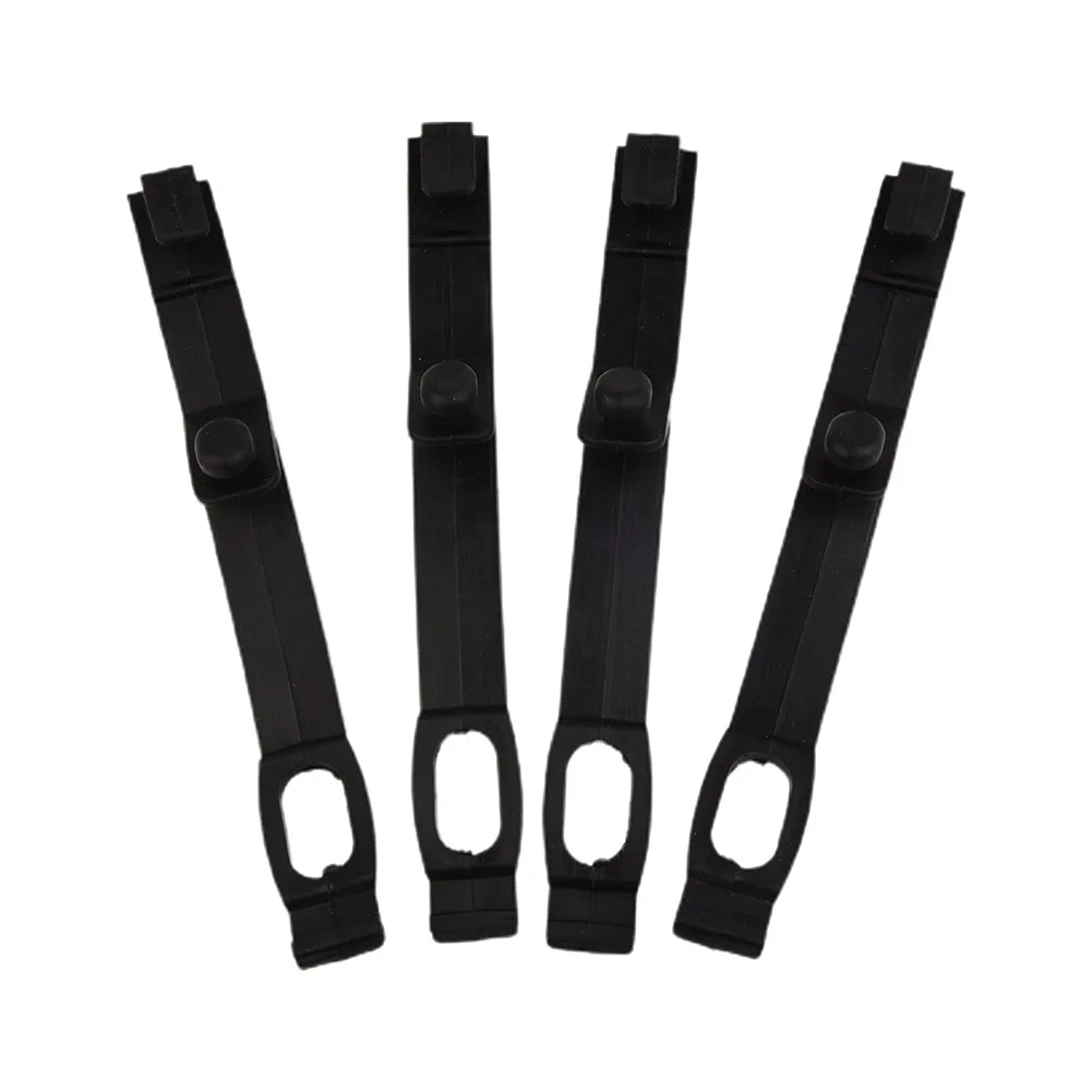 4pcs Headlight Rubber Straps Household Fix Fix Brackets Front/Right/Left Headlamp High Quality Brackets Straps