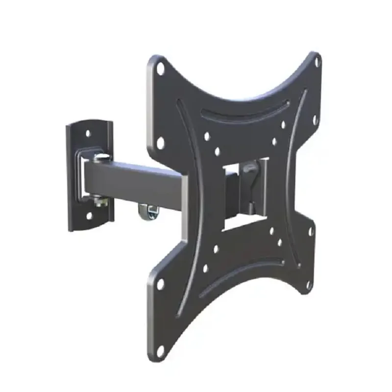 High Quality Universal Adjustable Led Lcd PC TV Wall Mount Bracket Black Base Table Top TV Stand for 14-42 Inch