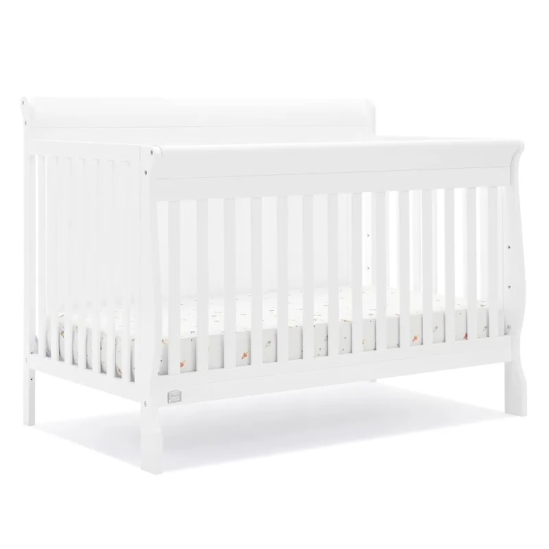 

Canton 4-in-1 Convertible Crib - Easy to Assemble, Espresso Cherry