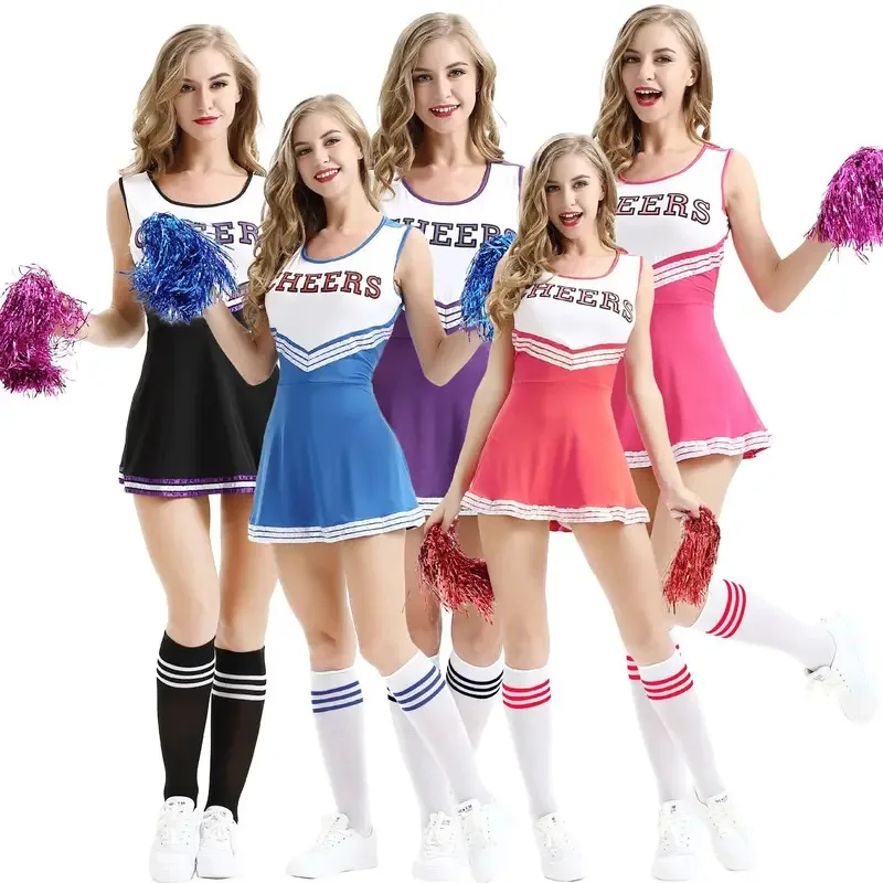 

XS-XXL Parent Child Adult Children Cheerleading Clothing Football Baby Cheerleading Clothing Performance Clothing