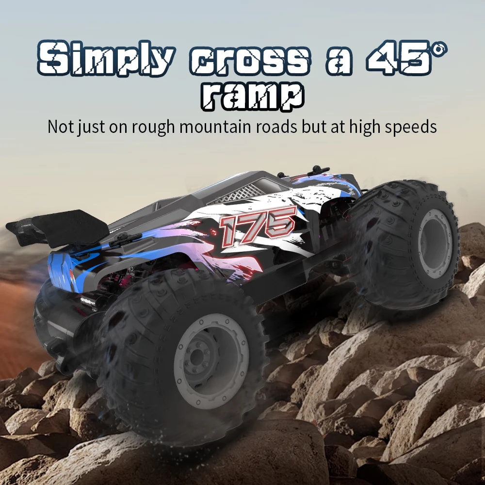 JJRC Q175 Double Motors Drive 2.4GHz RC Off Road Car z oświetleniem LED 1:18 Ciężarówka terenowa Zabawki Prezenty dla dzieci Samochód zdalnie sterowany