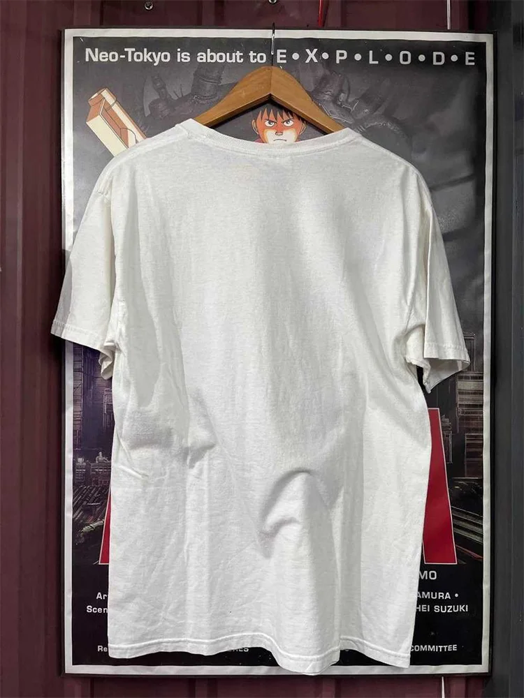 Men T-Shirt Aphex Twin Graphic Cotton Tops Oversized Harajuku