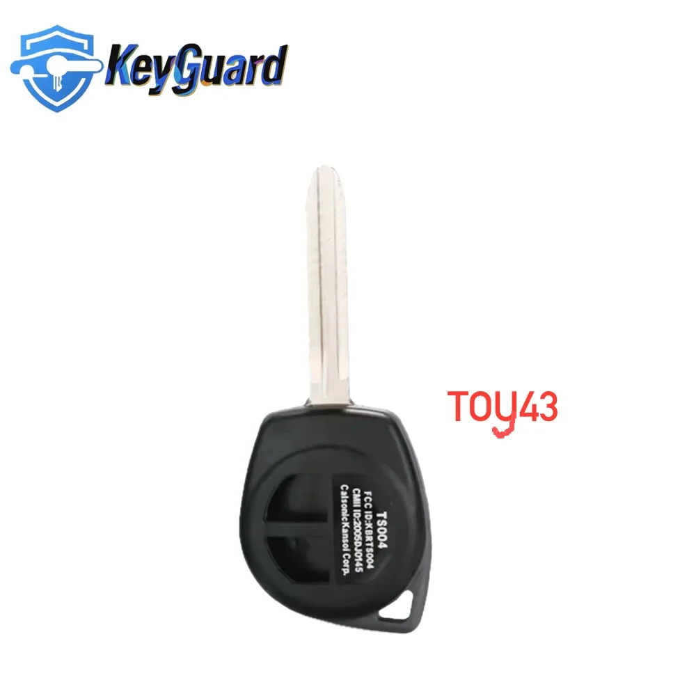 Keyguardr مفتاح بعيد لسوزوكي سويفت SX4 ألتو فيتارا جراند فيتارا إيجنيس جيمي سبلاش فوب 433 ميجا هرتز /315 ميجا هرتز ASK/FSK ID46 رقاقة Ca #6