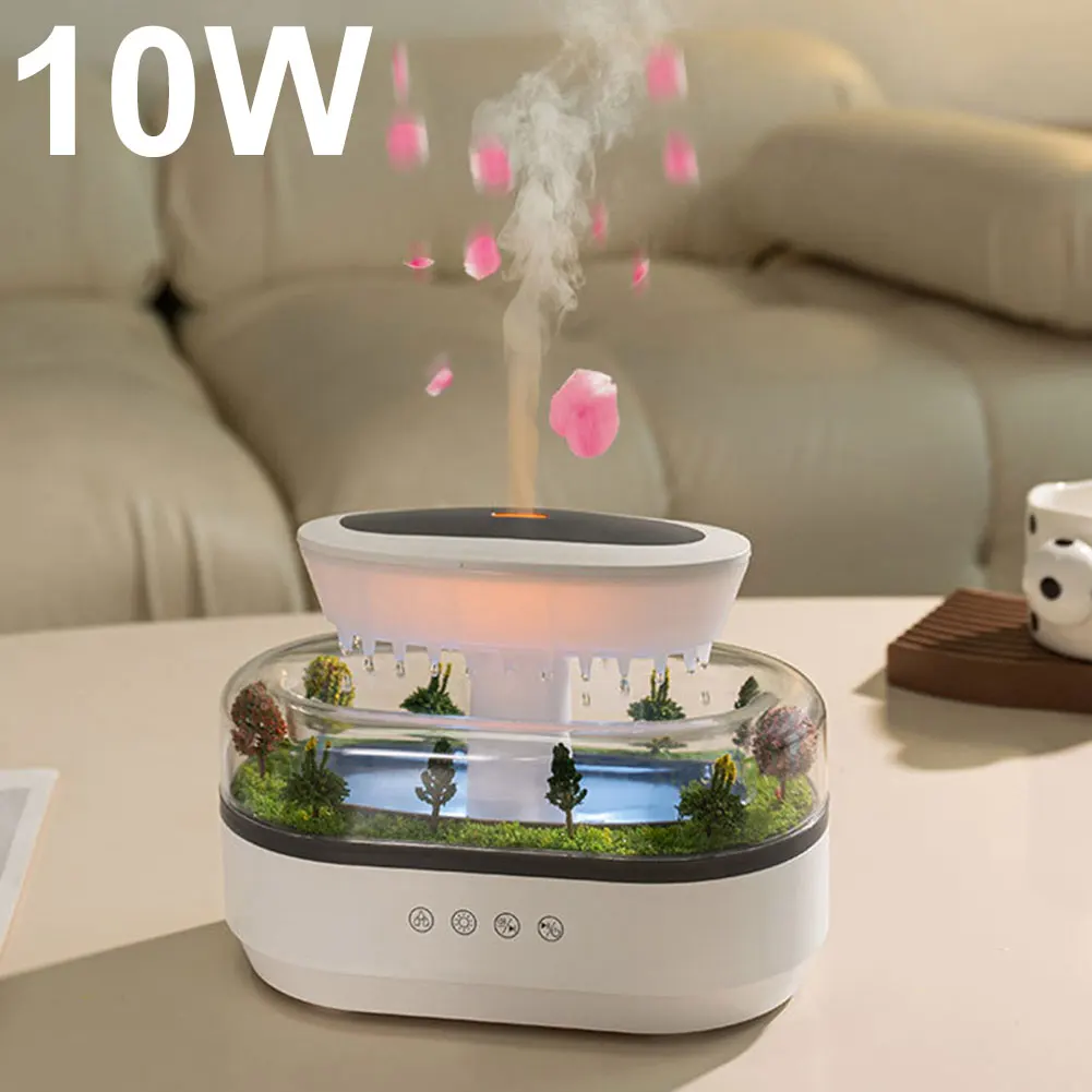 

Air Humidifier Rain Cloud Essential Oil Diffuser Water Drip Micro Landscape Aroma Humidifier Home Room Fragrance Diffuser