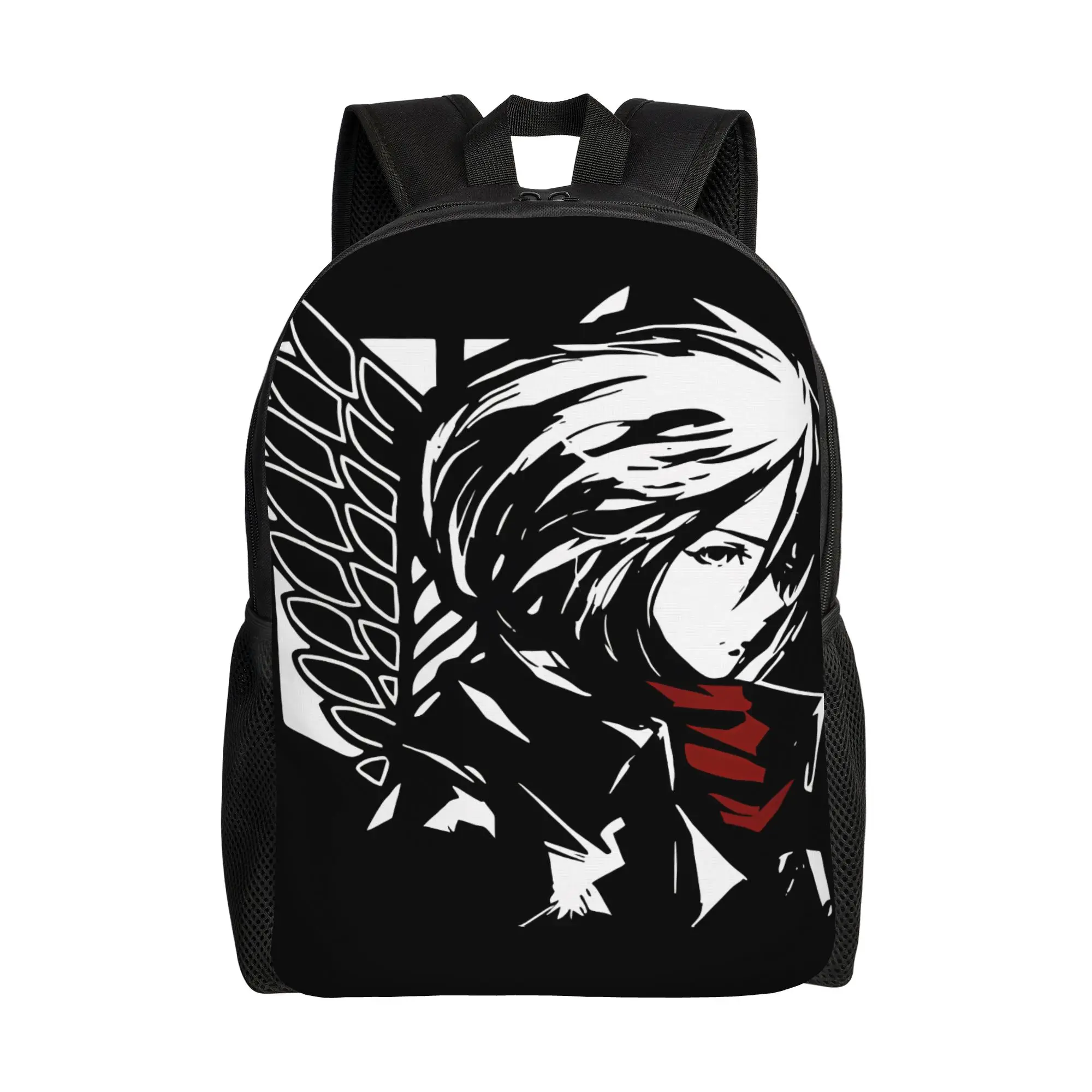 

aAttack-on-Titan Mikasa Ackerman Schoolbag Sporty Fashionable mochila Large Capacity Laptop Bag Back To School Season