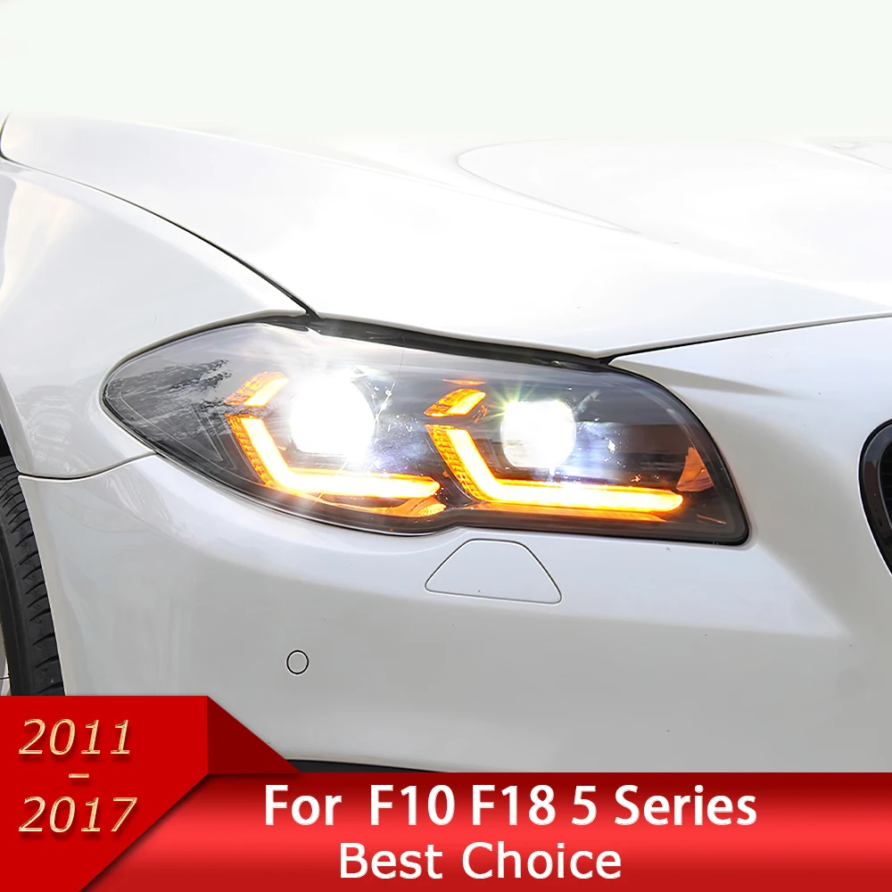 

Car Lights for BMW F10 F11 F18 2011-2017 5 Series 525i 530i LED Auto Headlight Assembly Upgrade 2022 Newest Design Accessories