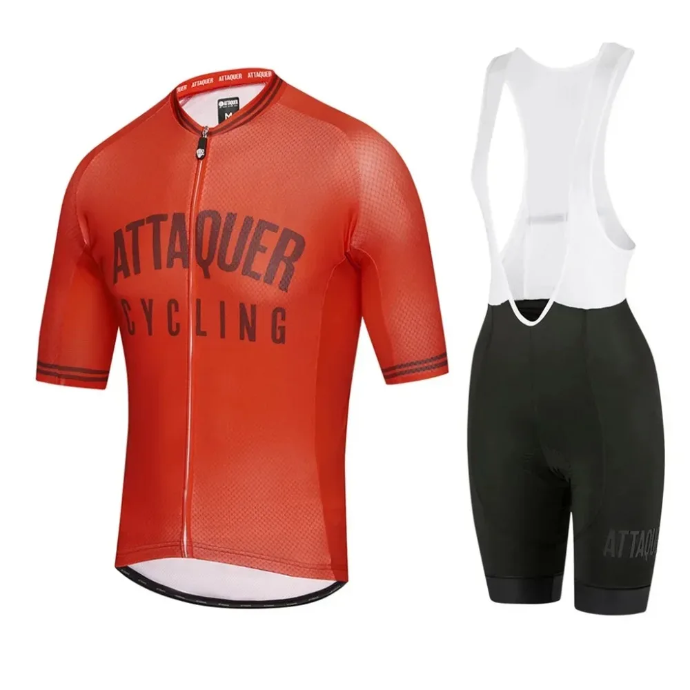 AliExpress NONE Attaquer Summer Men's Pro Short Sleeve Cycling Jersey Sets Bike Racing Clothing Hombre Bicycle Wear Ciclismo Maillot Sportswear