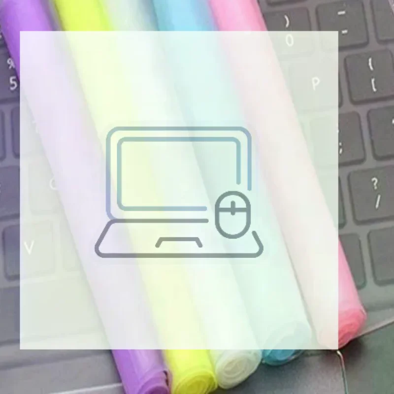 Universal Laptop Keyboard Protector High Transparency Ultra Thin Dustproof Waterproof Film for 11-17 Inch Laptops Office Use