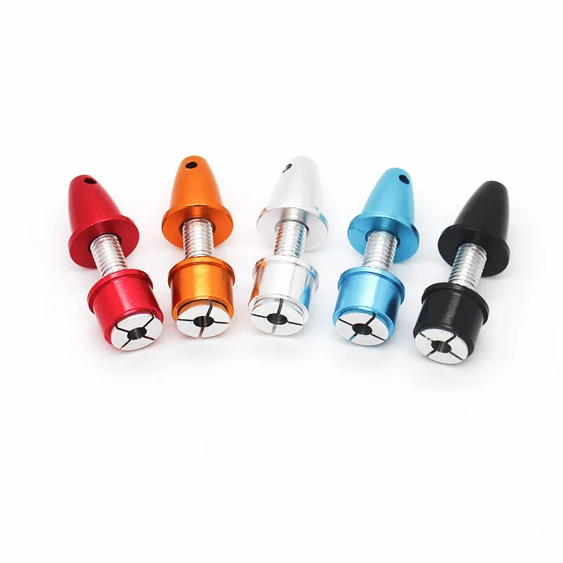 3.17mm Aluminum Alloy Bullet Head Propeller Color Paddle Clamp 2212 2208 Brushless Motor Paddle Clamp Accessories Small Parts