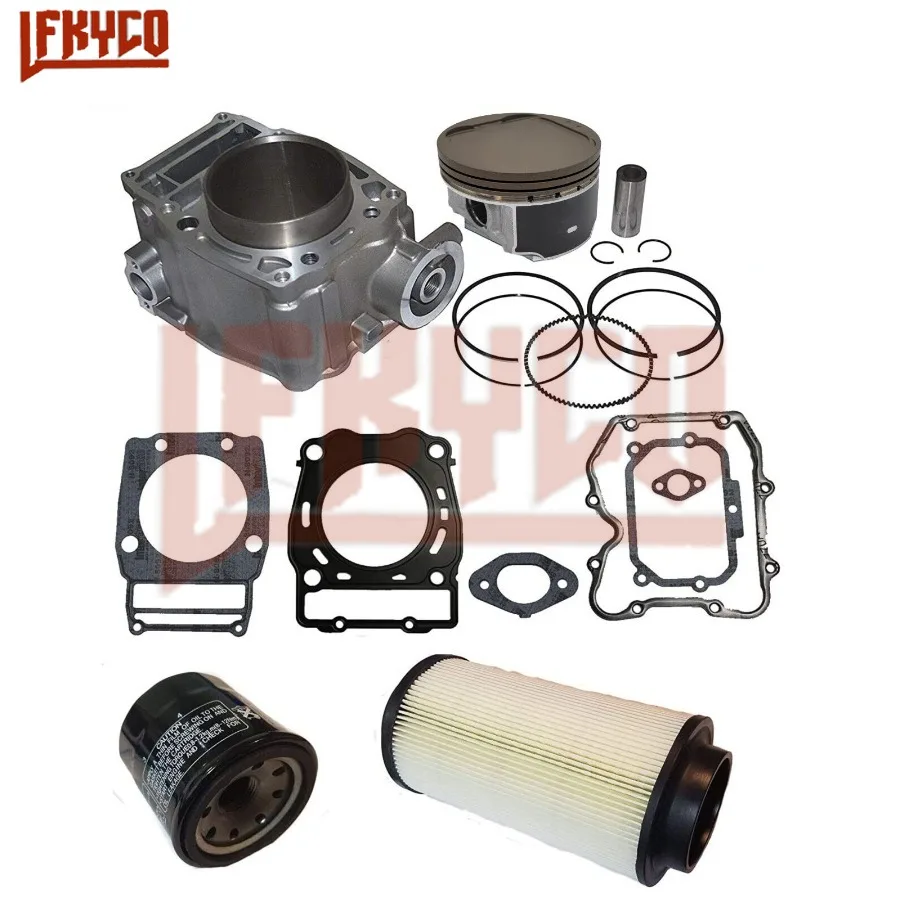 Motorcycle 92mm Engine Cylinder 500CC Piston Top End Gasket Kit Set Motor for Polaris Sportsman 500 Motoblock ATV Equipment Part