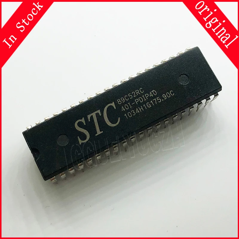 1 pcs/lot STC89C52 STC89C52RC-40I-PDIP40 DIP-40 En Stock