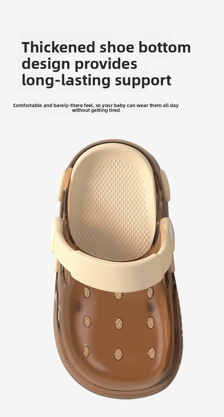 2026 Kinder-Sandalen mit Löchern, weiche, rutschfeste DIY-Design-Lochschuhe für Babys, Strand-Sandalen für Jungen und Mädchen – Detail 8