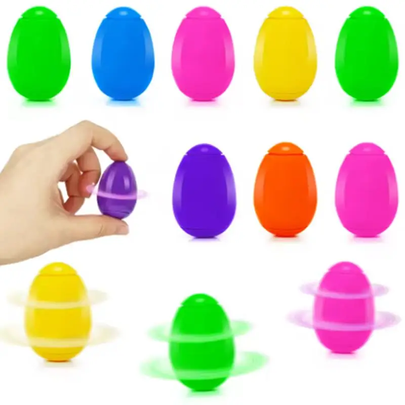 10 pezzi di uova di Pasqua Fidget Spinner giocattoli novità trottola festa di compleanno bomboniere regali premi in classe per bambini ragazzi ragazze