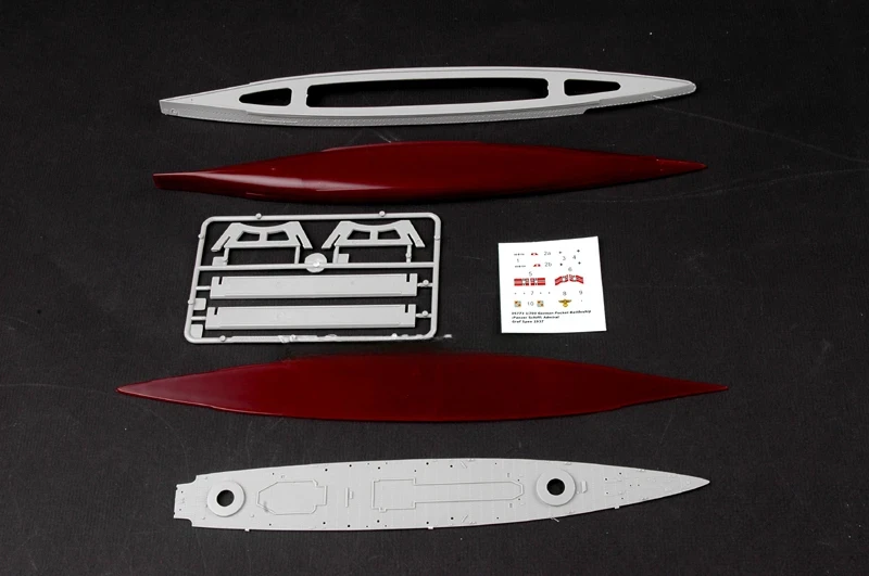 عازف البوق البلاستيك تجميعها نموذج باخرة 05773 الألمانية جيب سفينة حربية الأدميرال غراف Spee 1937 1/700 مقياس