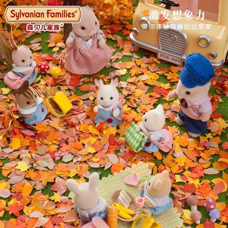 Original Sylvanian Families Keychain Clothes Sorpresa Furniture Chihuahua Figures Houes Accesorios Family Toy Hamster Family
