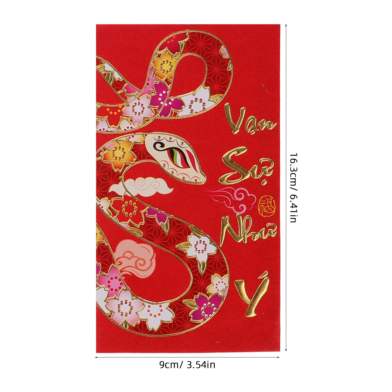 30 Stuks Nieuw Jaar Van De Slang Lente Festival Rode Envelop Bruid Bruiloft Decor Papier Vietnamese Hongbao