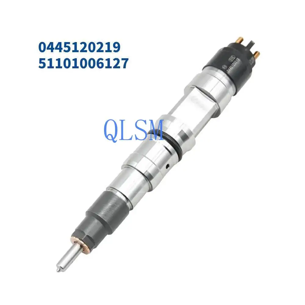 1Pcs 0445120219 Diesel Fuel Injector For MAN TGL TGM Heavy Duty Truck D0834 D0836 51101006126 Common Rail Nozzle Replacement