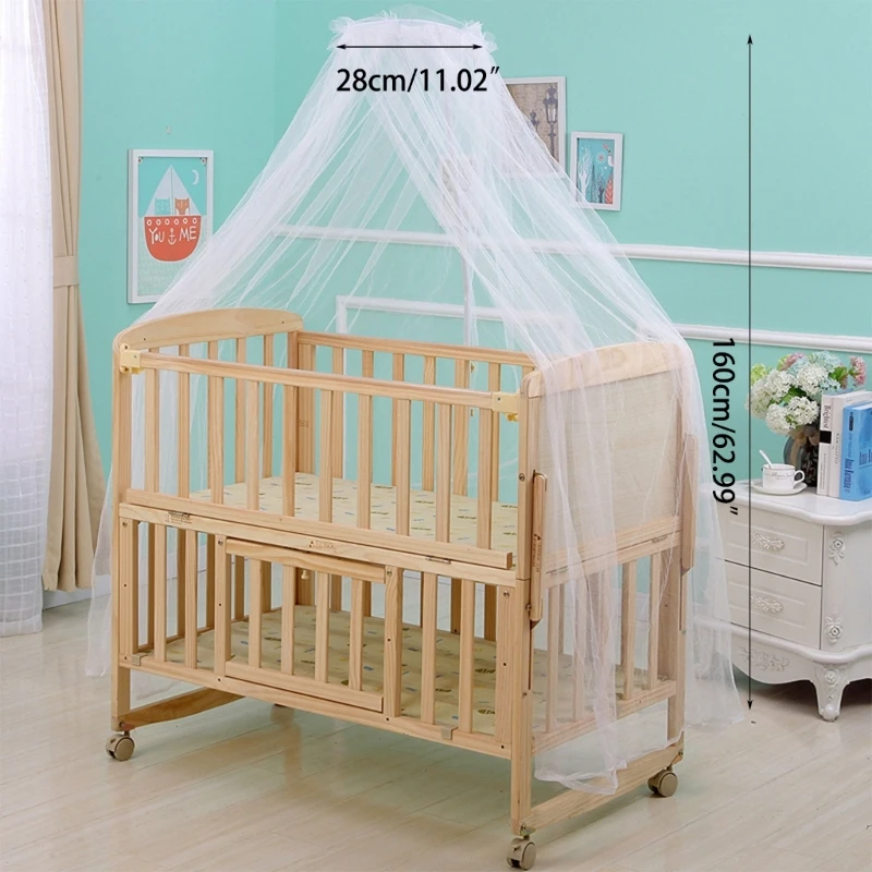 été bébé moustiquaire maille dôme chambre rideau Net nouveau-né nourrissons Portable auvent enfants lit fournitures