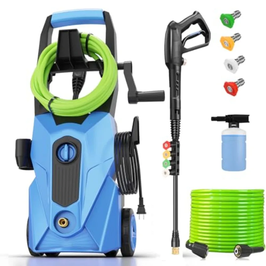 2026 New 5000PSI Electric Pressure Washer for Home/Car Use, 