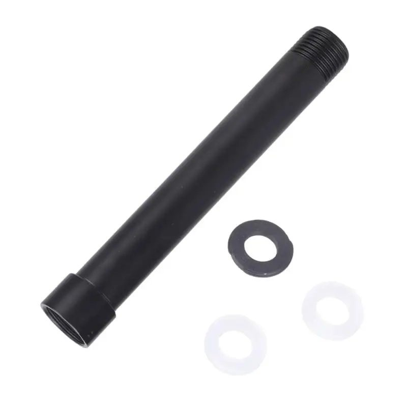 652F Elegant Shower Extension Pipe Extend Tube Shower Extender Shower Extend Pipe Round Shower Head Extension Rod Enduring