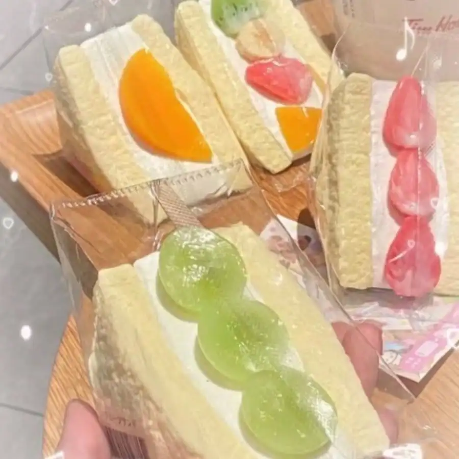 

Extra Thick Sandwich - 1 Piece - Mud-like Texture - Anxiety Relief - Fidget Toy for ADHD and Autism - Fruit Squishy - Stress Relief Toy - Slow Rebound - Birthday Gift